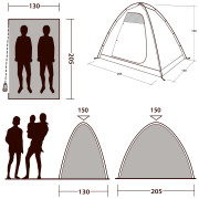 Cabine tente Outwell Free Standing Inner