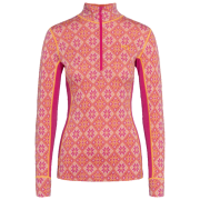 Veste polaire fonctionnelle femme Kari Traa Rose Half Zip Baselayer Top rose berry