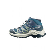Chaussures enfant Salomon X Ultra Mid Gtx J Grisaille-Spellbound-Butterfly