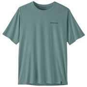 T-shirt homme Patagonia Men's Capilene Cool Daily Shirt - Boardshort Logo bleu / vert Blue Sage - Light Blue Sage X-Dye
