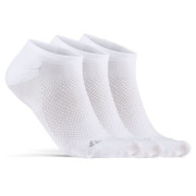 Chaussettes Craft Core Dry Footies 3-Pack blanc White