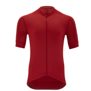 Maillot vélo homme Silvini Carnio rouge merlot