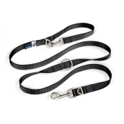 Laisse pour chien Curli Adjustable Leash Nylon noir Black