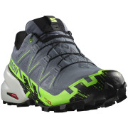 Chaussures de running hommes Salomon Speedcross 6 Gore-Tex girs Flint Stone / Green Gecko / Black