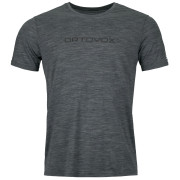 T-shirt homme Ortovox 150 Cool Brand Ts M noir / gris black steel blend