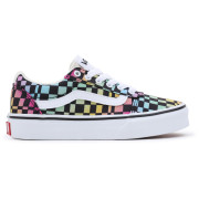 Chaussures enfant Vans Ward vert TRIPPY CHECKERBOARD MULTI/WHITE