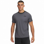 T-shirt homme Under Armour Hg Wordmark Ss noir Castlerock/Black/White