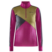 T-shirt fonctionnel femme Craft ADV Nordic Wool HZ rose / jaune Roxo-Slate