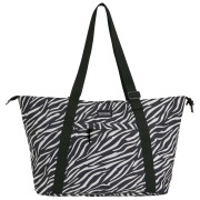 Sac de plage Regatta Boulder Tote noir / blanc Black White Zebra