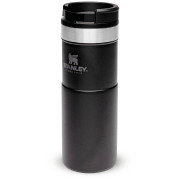 Mug isotherme Stanley Neverleak 470 ml vert Matte black pebble