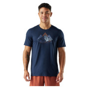 T-shirt fonctionnel homme Smartwool Triangle Mountain Active Short Sleeve Graphic Tee