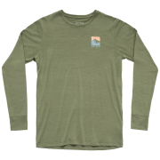 T-shirt fonctionnel homme Devold Classic Summit Ls Man kaki Lichen