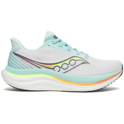Chaussures running femme Saucony Triumph 23 blanc white/aqua