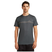 T-shirt homme Icebreaker Men Merino 150 Tech Lite SS Tee Range Stripes