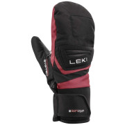 Gants de ski enfant Leki Griffin 3D Junior Mitt noir / rose black-rosé