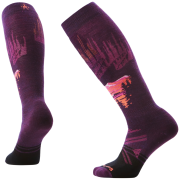 Chaussettes de ski Smartwool W Ski Full Cushion Alpine Auroras violet foncé / rose PURPLE IRIS