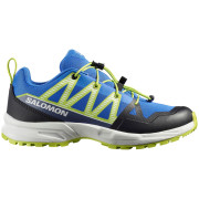Chaussures enfant Salomon Outscape J bleu / jaune Strong Blue / White / Acid Lime