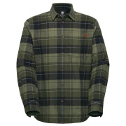 Chemise homme Mammut Trovat Longsleeve Shirt Men vert / noir 40299 marsh-black