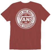 T-shirt homme Vans Original Checkerboard C SS rouge Chili Oil