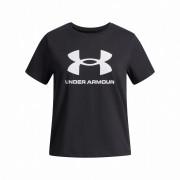 T-shirt enfant Under Armour BIG LOGO SS-BLK noir / blanc Black