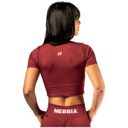 Top femme Nebbia Seamless crop top with SS Power