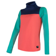 Sweat-shirt femme Sensor Coolmax Thermo rose / bleu Coral/SvZelené/Tm