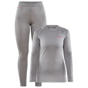 Ensemble femme Craft Core Warm Baselayer gris claire Monument