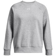 Sweat-shirt femme Under Armour Rival Fleece Crew girs Mod Gray Light Heather / / White