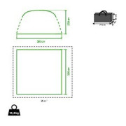Tente de réception Coleman Air Shelter M