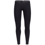 Pantalon sous-vêtement femme Icebreaker Women`s 200 Oasis Leggings vert Black