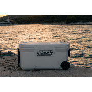 Boîte de refroidissement Coleman 100QT Wheeled Marine Cooler