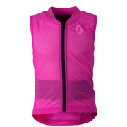 Protection dorsale enfant Scott Airflex Junior Vest rose / noir neon pink