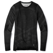 T-shirt fonctionnel femme Smartwool W Intraknit Thermal Merino Base Layer Crew noir BLK/WHTE STRPE