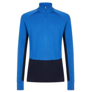 T-shirt fonctionnel homme Icebreaker Men Mer 260 ZoneKnit LS Half Zip bleu Midnavy/Lazu/Cb