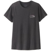 T-shirt femme Patagonia Women's Capilene® Cool Trail Shirt - Stratapeaks noir Ink Black