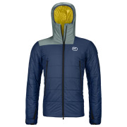 Veste homme Ortovox Swisswool Zinal Jacket M bleue deep ocean