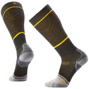 Chaussettes de ski Smartwool Snowboard Targeted Cushion Retro Line OTC noir / jaune CHARCOAL