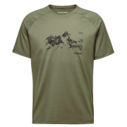 T-shirt homme Mammut Mountain T-Shirt Men 8035m vert foncé marsh