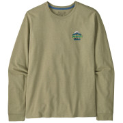 T-shirt homme Patagonia Long-Sleeved Great Waves Responsibili-Tee vert Gumtree Green
