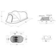Tente de randonnée Outwell Nexion 3 Ocean