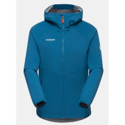 Veste femme Mammut Ultimate Comfort SO Hooded Jacket Women bleu clair Deep Ice