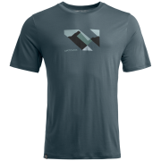 T-shirt homme Ortovox 140 Cool Landscape T-shirt gris Dark Arctic Grey