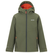 Veste d'hiver enfants Regatta Hillain Warm Lined Dark Khaki kaki DrkKhaTea