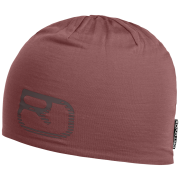 Bonnet Ortovox 120 Cool Tec Logo violet foncé / rose Chestnut