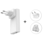 Adaptateur Swissten World Travel Charger 45W GaN USB-C + USB-A