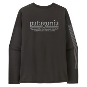 T-shirt homme Patagonia M's L/S Cap Cool Daily Shirt - Hut Tripper noir Black