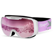 Masques de ski enfant Etape Monkey blanc bílá mat