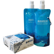 Gourde pliable Lifesaver Squeeze Pouch x2 bleu Blue
