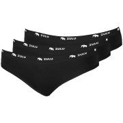 Culotte femme Zulu Bambus 210 Comfort 3-pack vert black/black