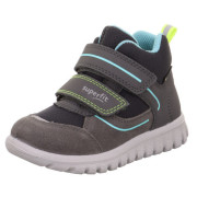 Chaussures enfant Superfit Sport7 Mini Grau/Gelb gris Grau/Gelb